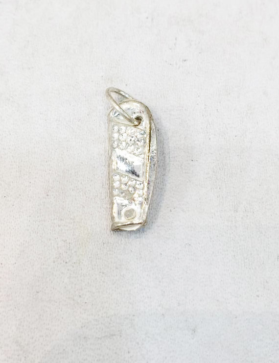 Silver Chaku/Knife Pendant For Baby